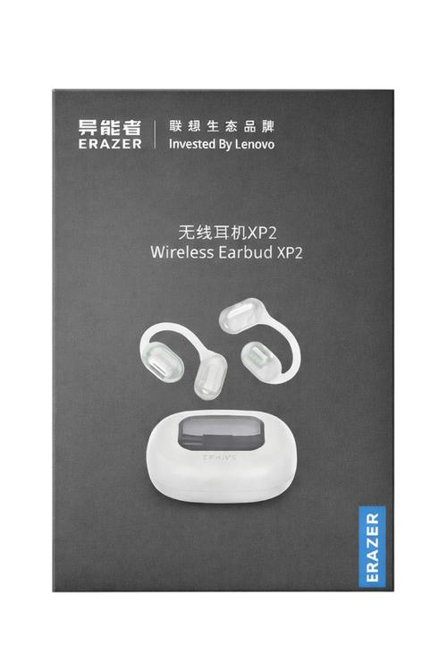 Refurbished Erazer True Wireless Open Ear Earbuds Bluetooth 5.4 Earphones, Waterproof ,35h Play time White